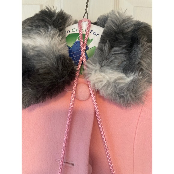 Trilogi Collection Pink Trim Coat with Matching Hat & Muff Set - Picture 2 of 16